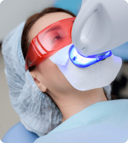 Happy family at dental clinic